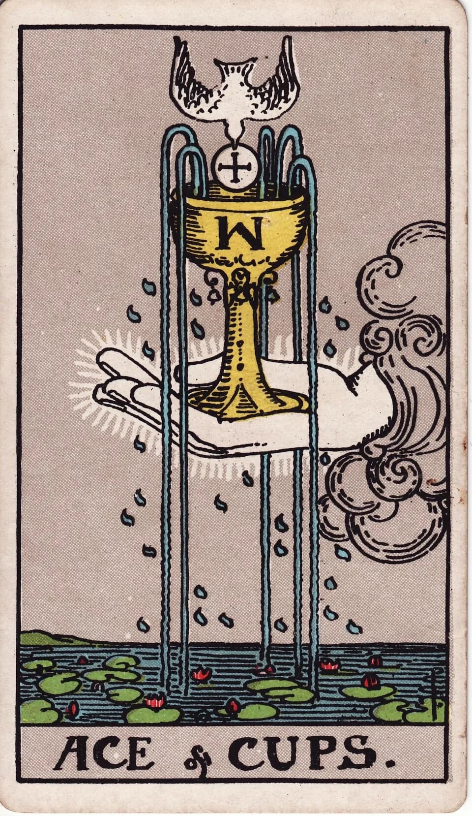 ไพ่ เอซถ้วย (Ace of Cups)