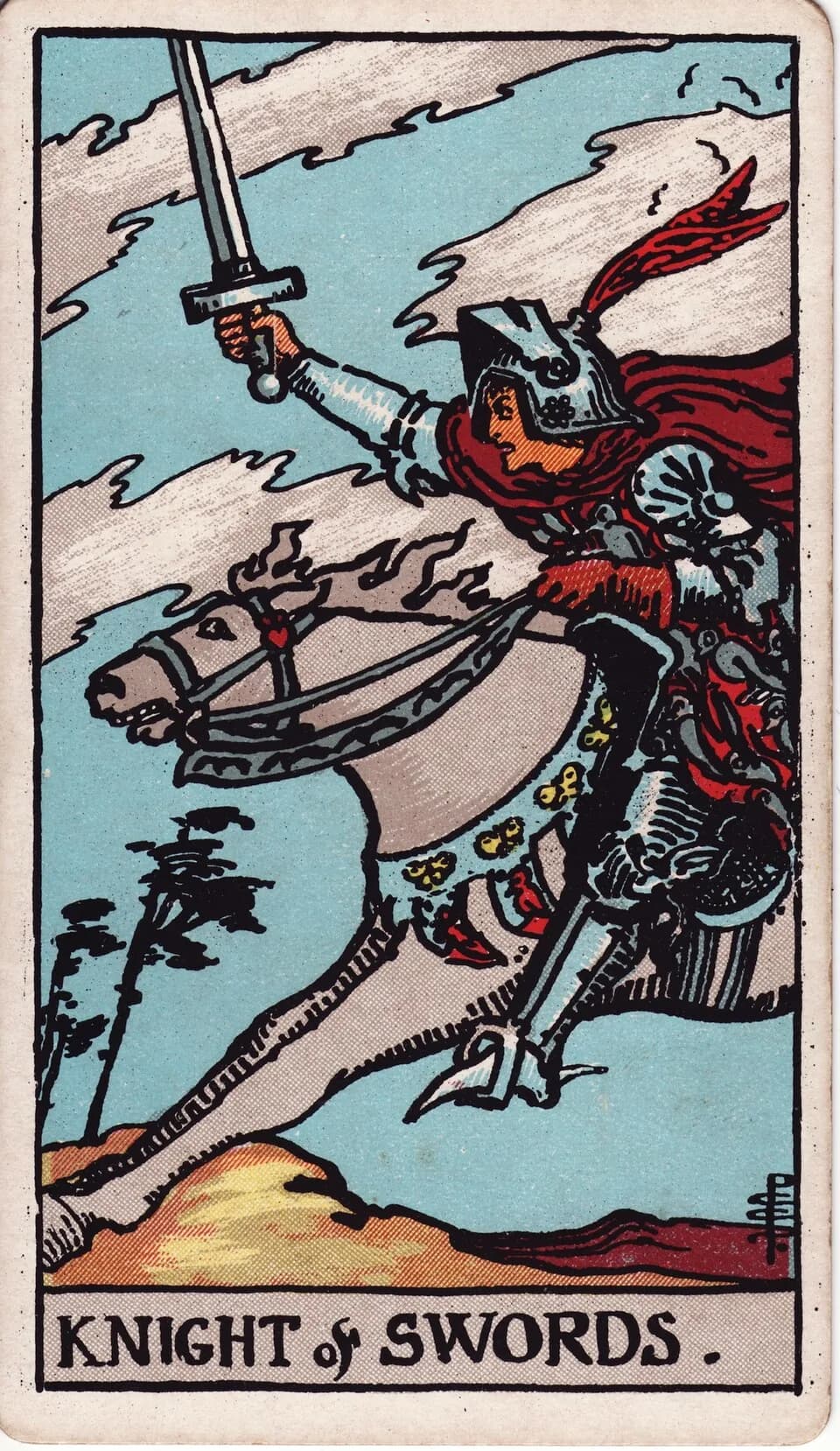 ไพ่ อัศวินดาบ (Knight of Swords)