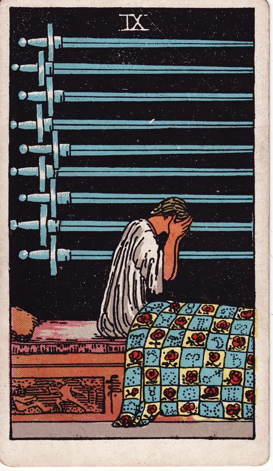 ไพ่ เก้าดาบ (Nine of Swords)