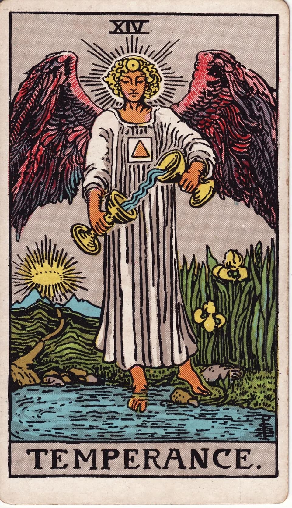 ไพ่ ความพอดี (Temperance)