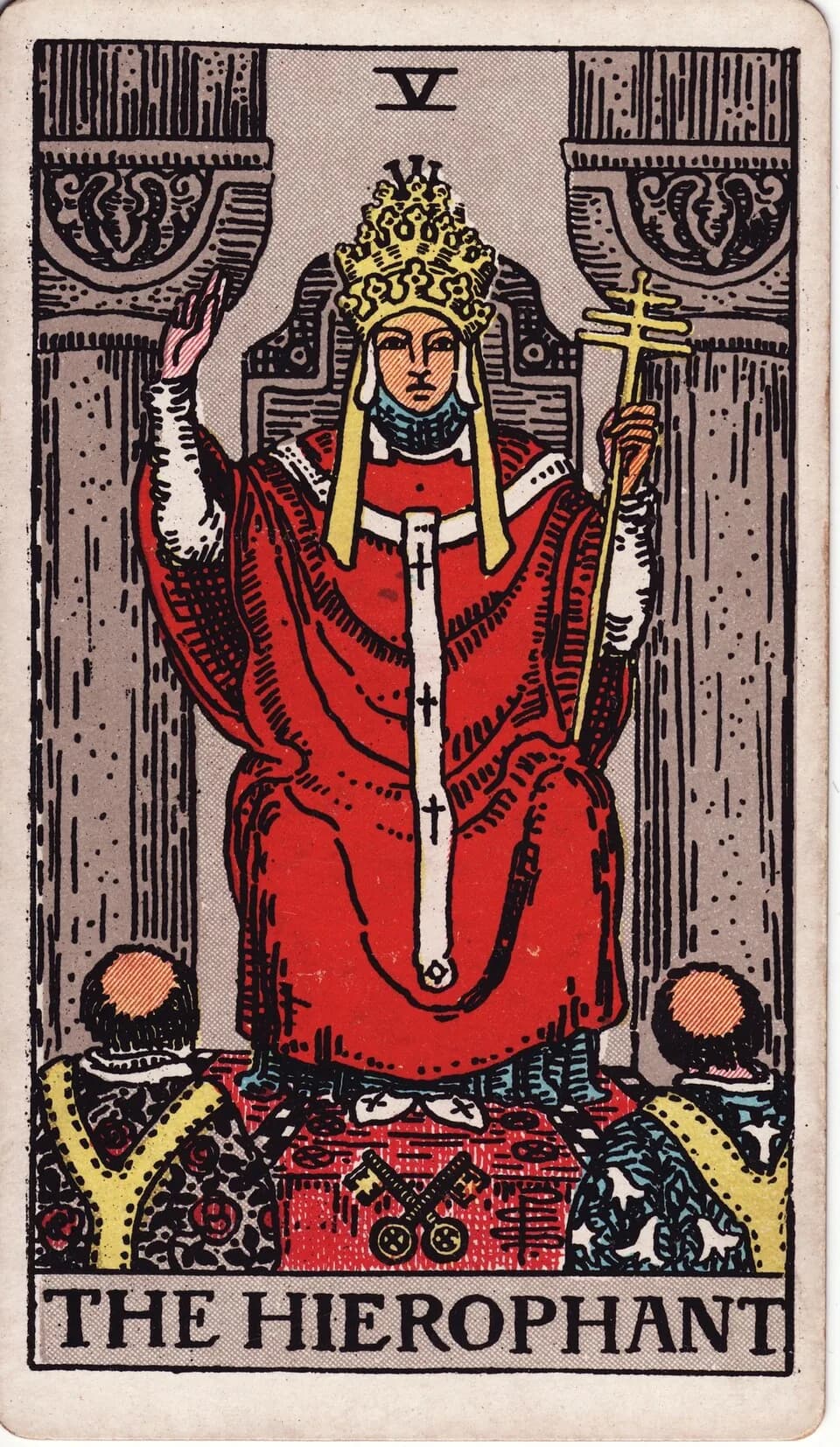 ไพ่ สันตะปาปา (The Hierophant)