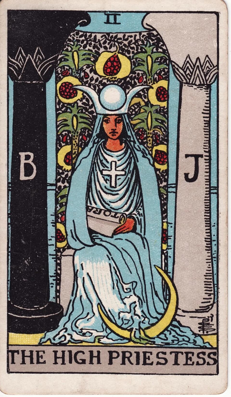 ไพ่ นักบวชหญิง (The High Priestess)